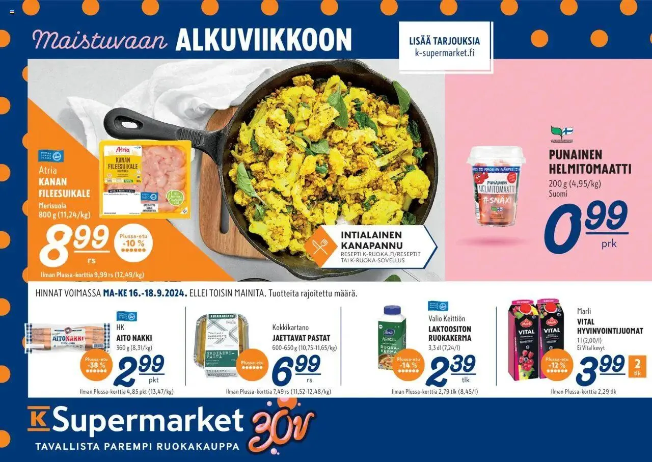 K-Supermarket tarjoukset - 0