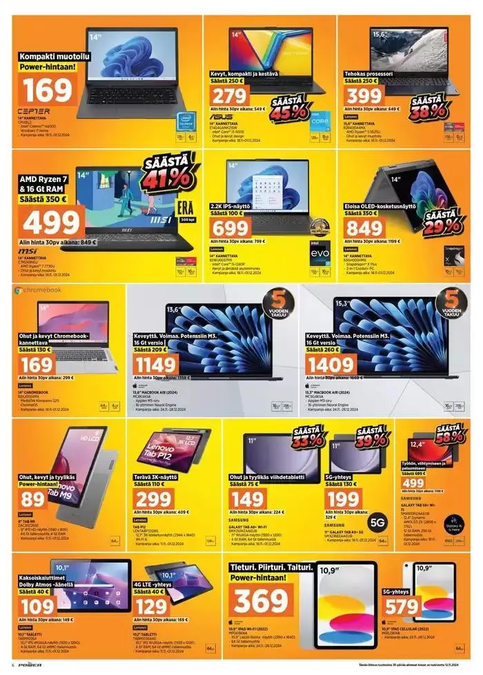 Power tarjoukset voimassa alkaen 21. marraskuuta - 19. tammikuuta 2025 - Tarjouslehti sivu 23