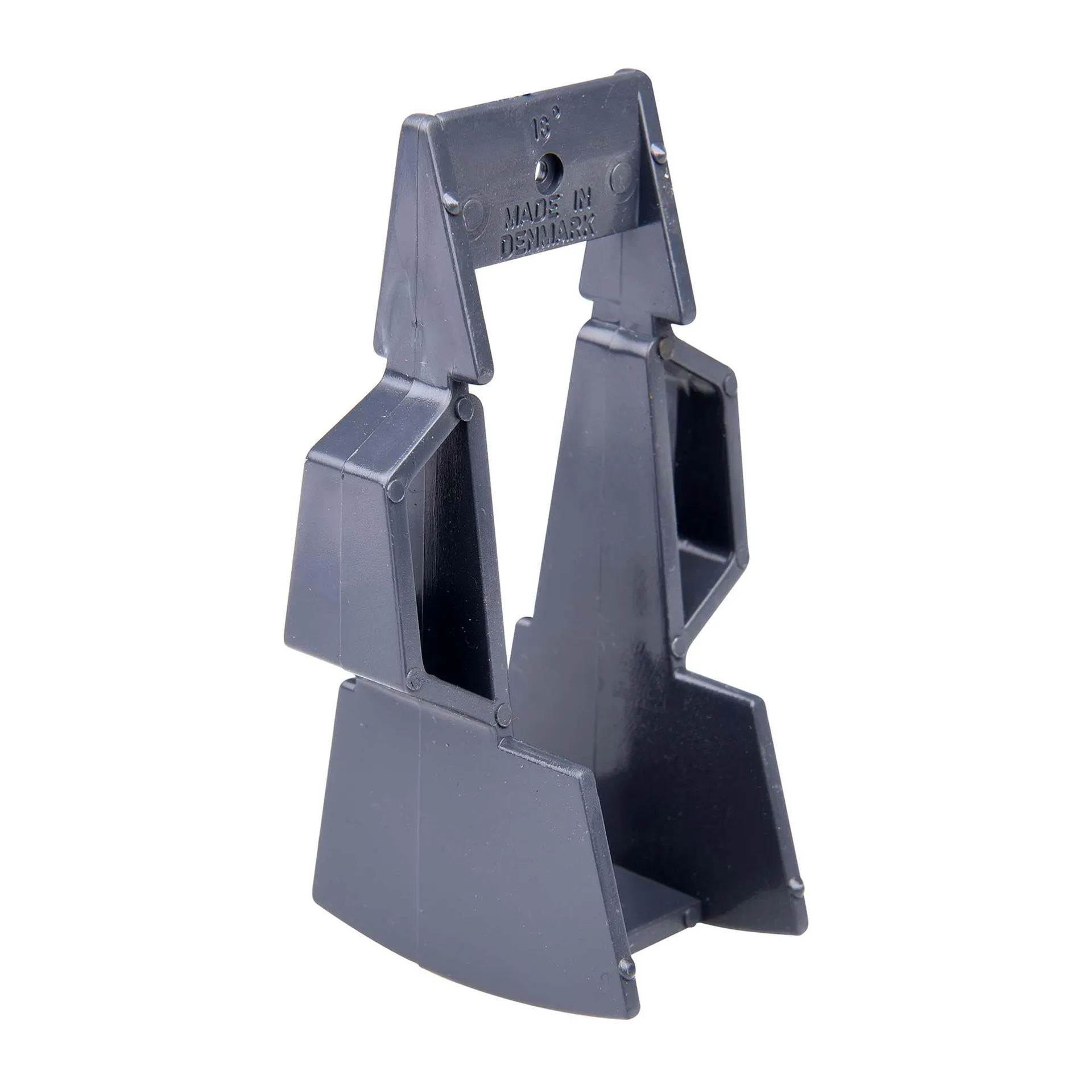 Muovikannattimen kulmapala grafiitinharmaa