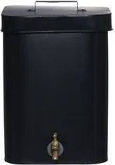 4Living Pesusäiliö kantikas, mattamusta