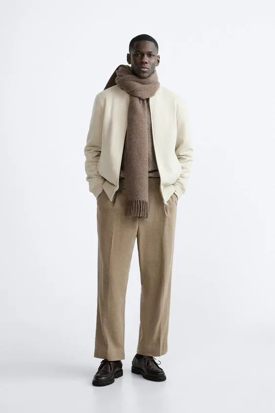 FAUX SUEDE BOMBER JACKET