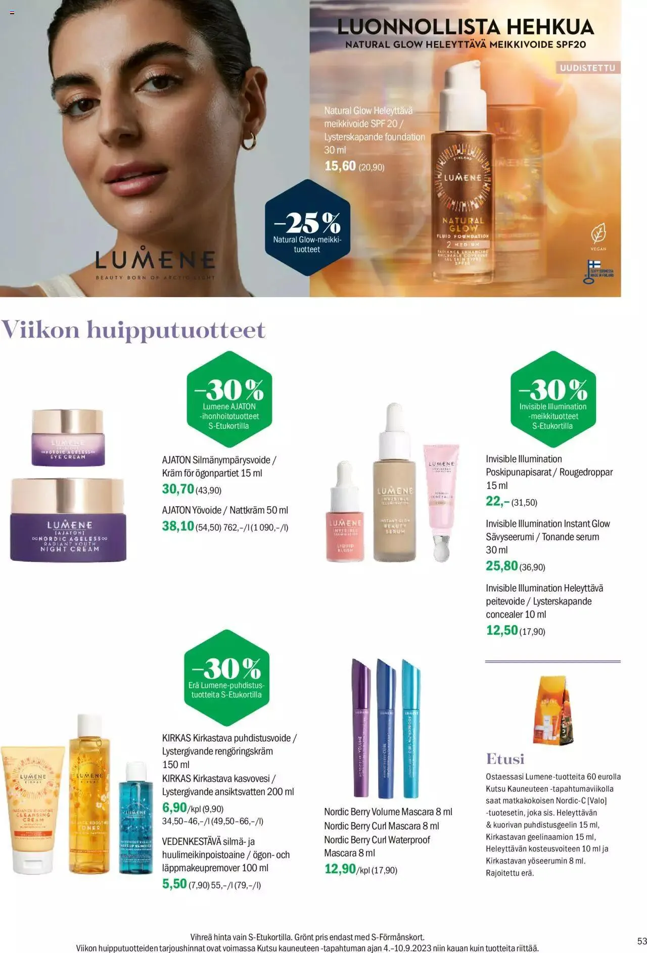 Sokos tarjoukset voimassa alkaen 4. syyskuuta - 8. lokakuuta 2023 - Tarjouslehti sivu 53