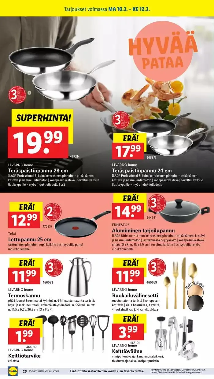 Houkuttelevia erikoistarjouksia kaikille voimassa alkaen 3. maaliskuuta - 12. maaliskuuta 2025 - Tarjouslehti sivu 34