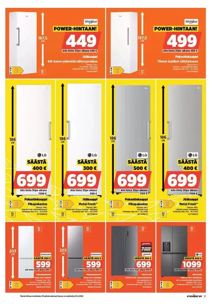 Power tarjoukset voimassa alkaen 24. helmikuuta - 20. huhtikuuta 2025 - Tarjouslehti sivu 19