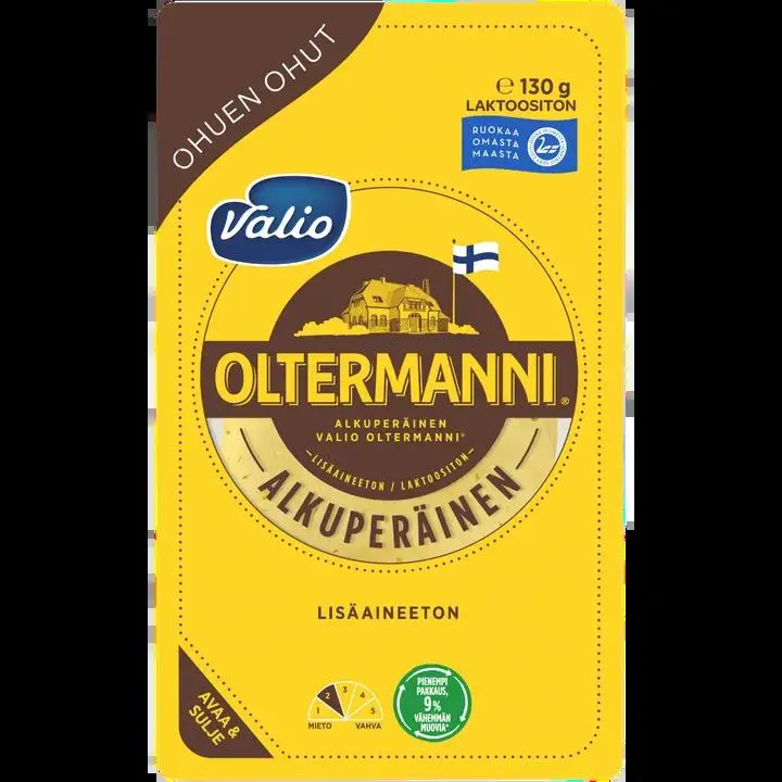 Valio Oltermanni® ohuen ohut e130 g viipale
