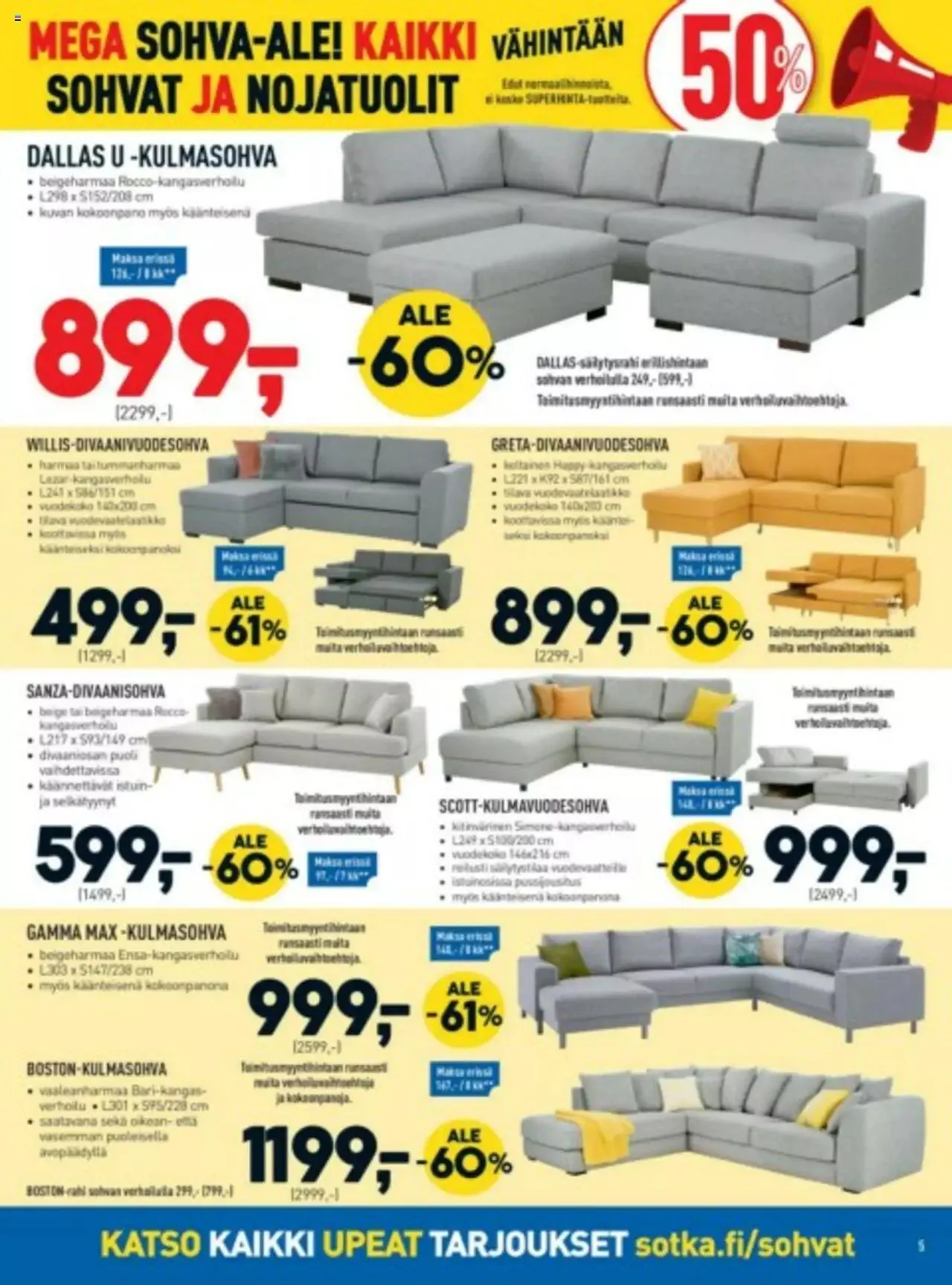 Sotka tarjoukset voimassa alkaen 10. heinäkuuta - 31. joulukuuta 2023 - Tarjouslehti sivu 5