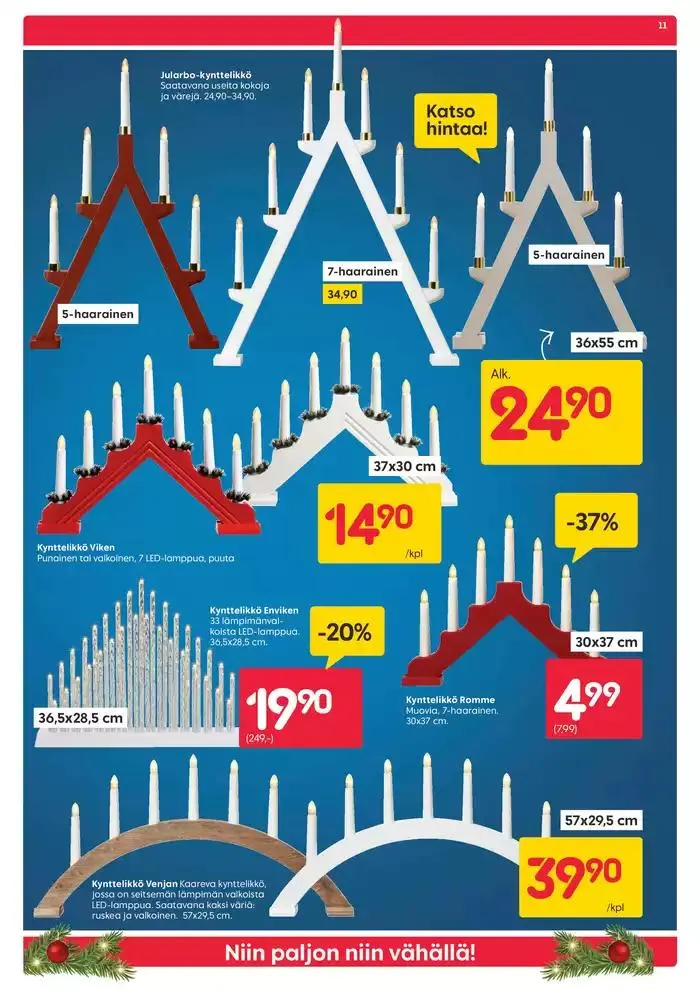 Black week voimassa alkaen 26. marraskuuta - 1. joulukuuta 2024 - Tarjouslehti sivu 11