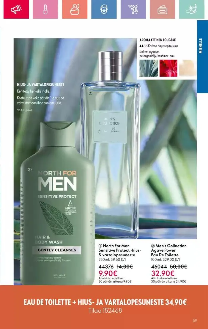 Oriflame tarjoukset voimassa alkaen 9. maaliskuuta - 29. maaliskuuta 2025 - Tarjouslehti sivu 69