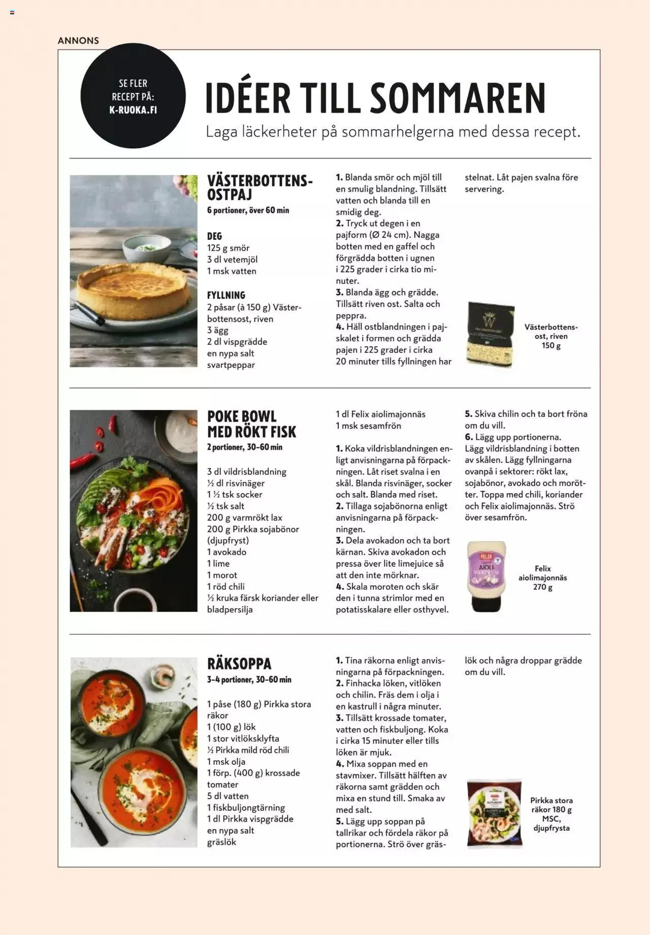 K-Market tarjoukset voimassa alkaen 7. kesäkuuta - 29. elokuuta 2023 - Tarjouslehti sivu 38