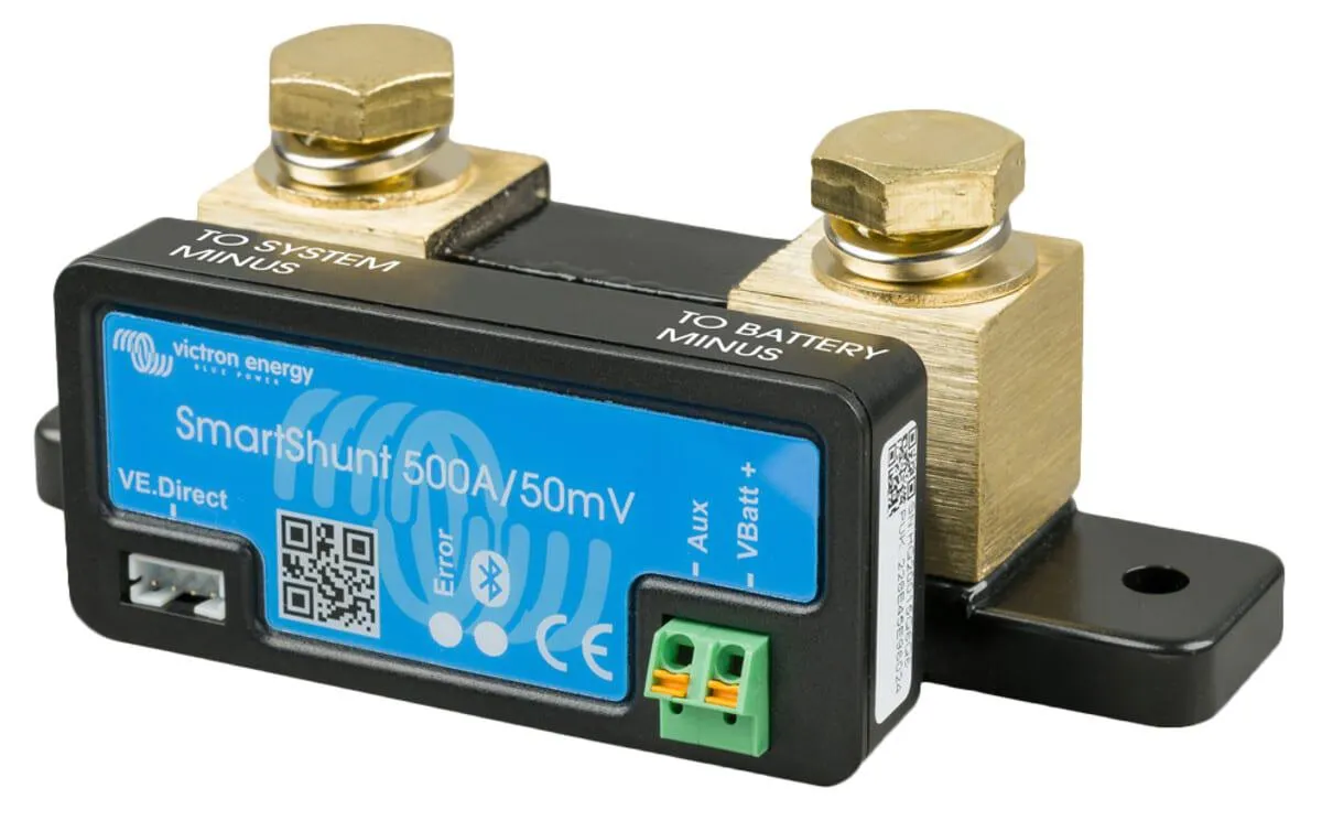 Akkuilmaisin Smartshunt 500 A / 50 mV, Victron
