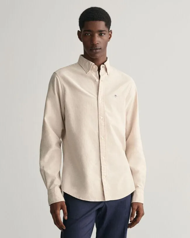 Slim fit ‑mitoitettu oxford-paita