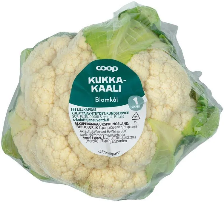 Rainbow pakattu kukkakaali