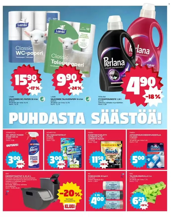 Tarjoussanomat voimassa alkaen 3. helmikuuta - 17. helmikuuta 2025 - Tarjouslehti sivu 5