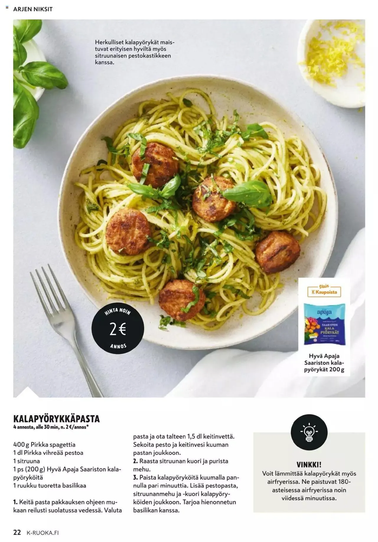 K-Citymarket - K-Ruoka voimassa alkaen 24. huhtikuuta - 4. kesäkuuta 2024 - Tarjouslehti sivu 22