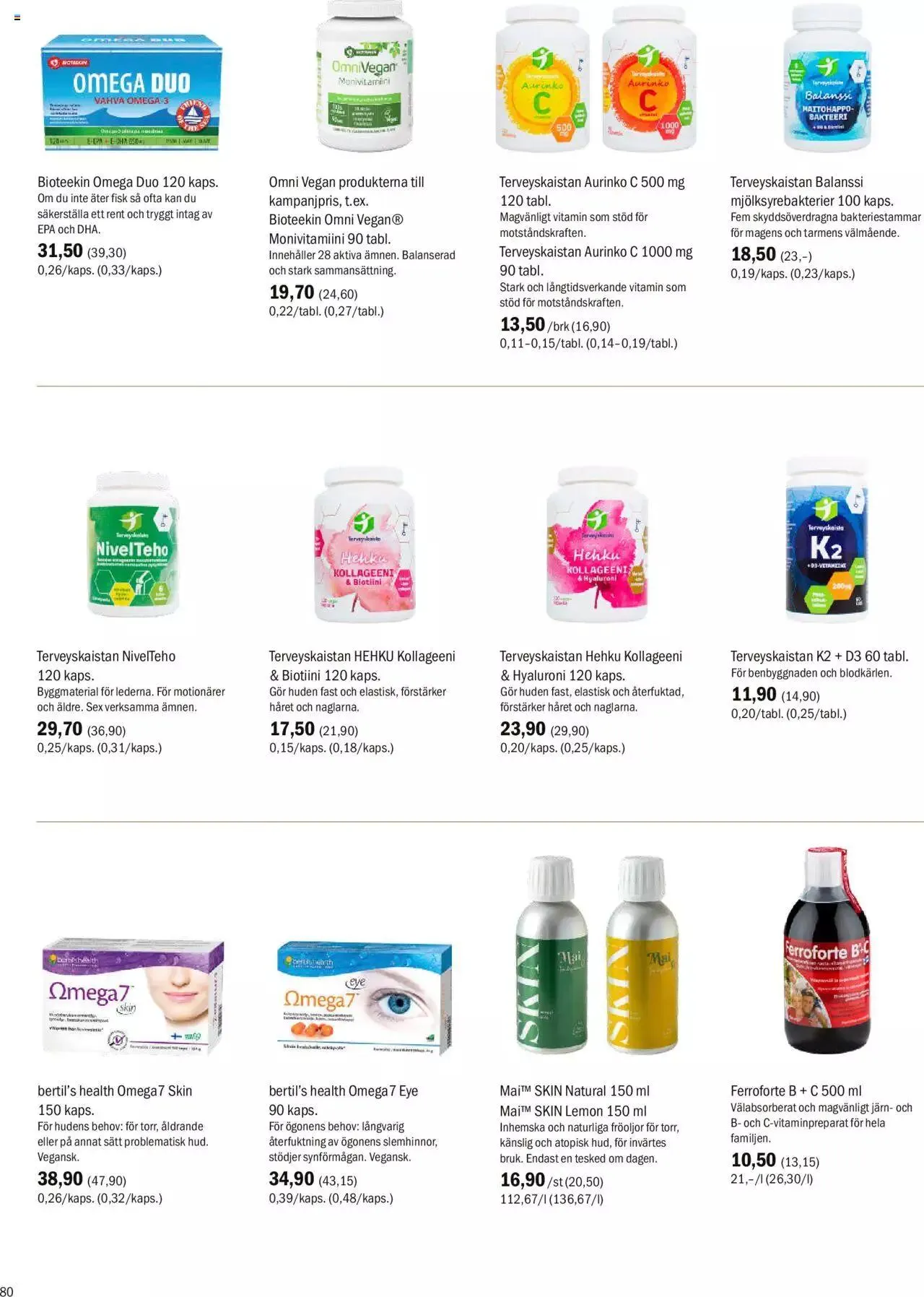 Sokos - Sokos kuvasto ruotsi syyskuu 2023 voimassa alkaen 4. syyskuuta - 8. lokakuuta 2023 - Tarjouslehti sivu 80