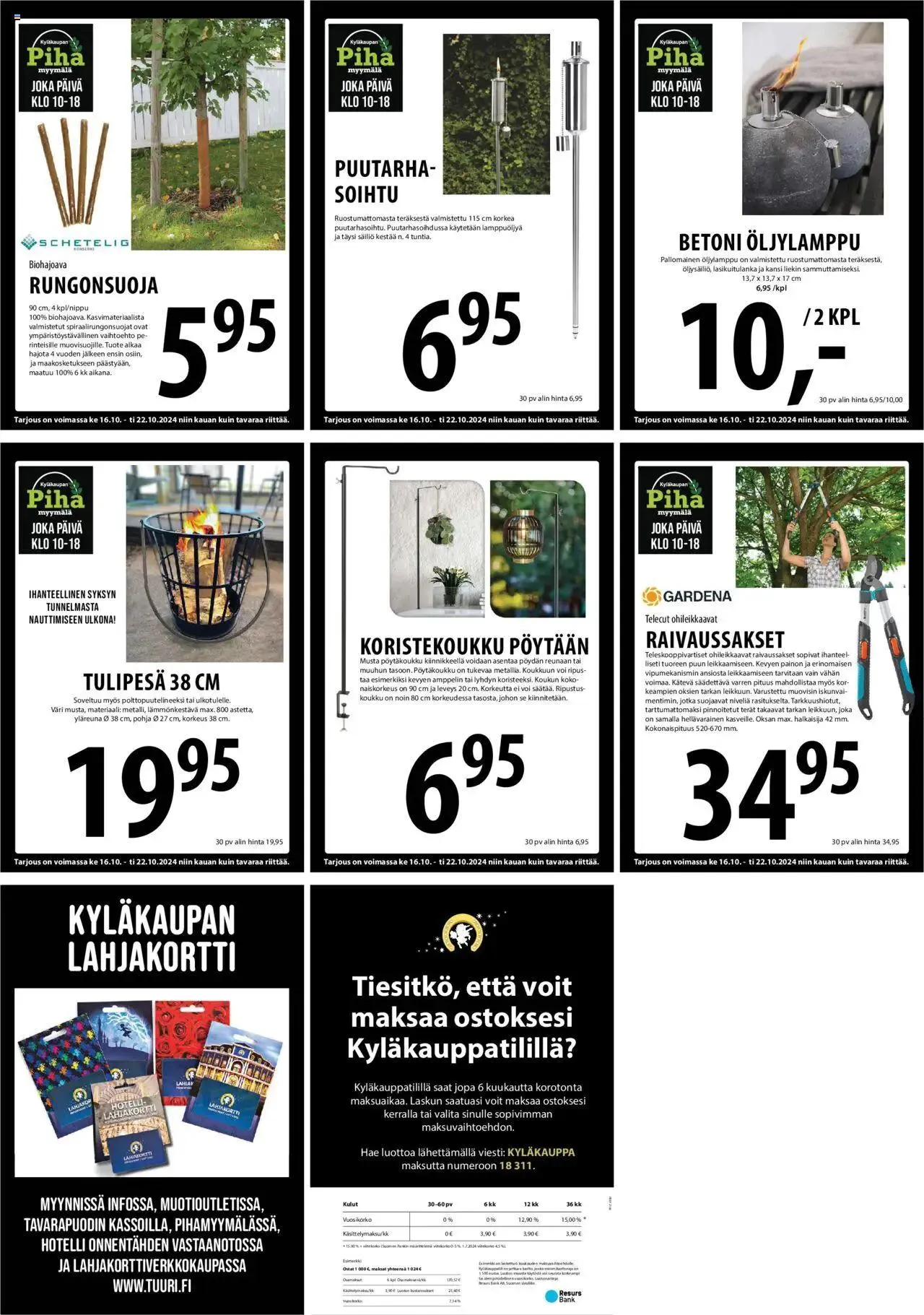 Tuuri tarjoukset voimassa alkaen 16. lokakuuta - 22. lokakuuta 2024 - Tarjouslehti sivu 25