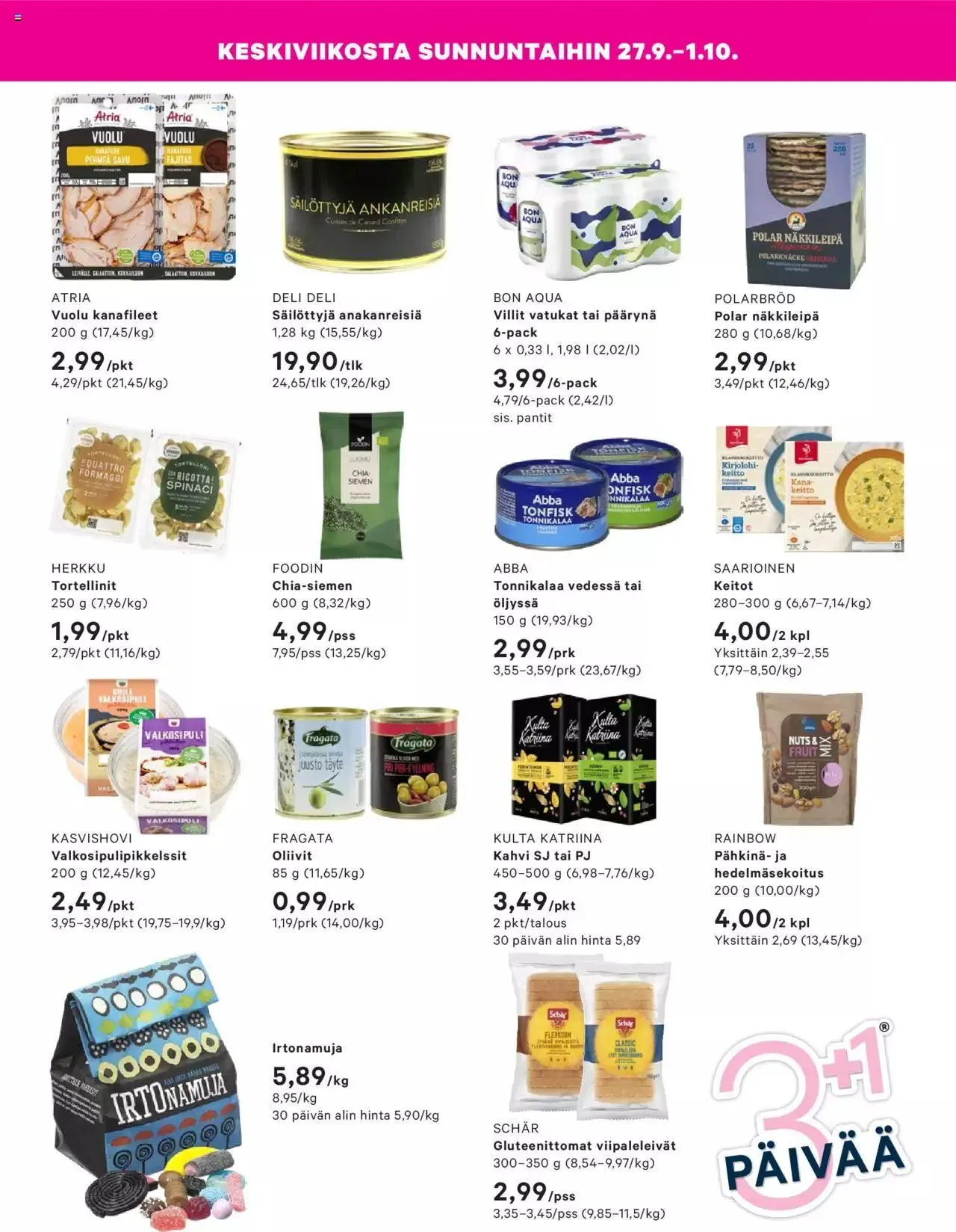 Sokos - Sokos Herkku Oulu Valkea 3+1 päivää syksy 2023 voimassa alkaen 27. syyskuuta - 1. lokakuuta 2023 - Tarjouslehti sivu 6