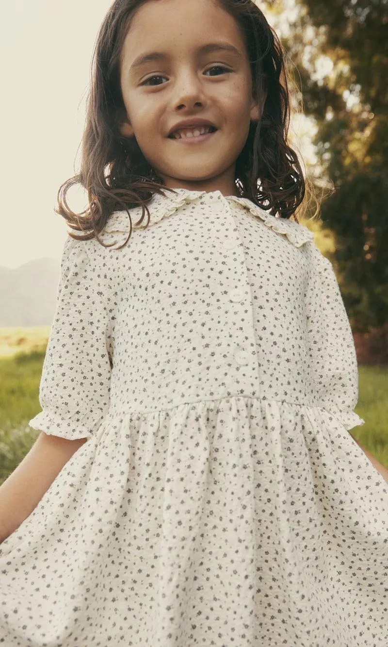 Lyhythihainen kukkamekko