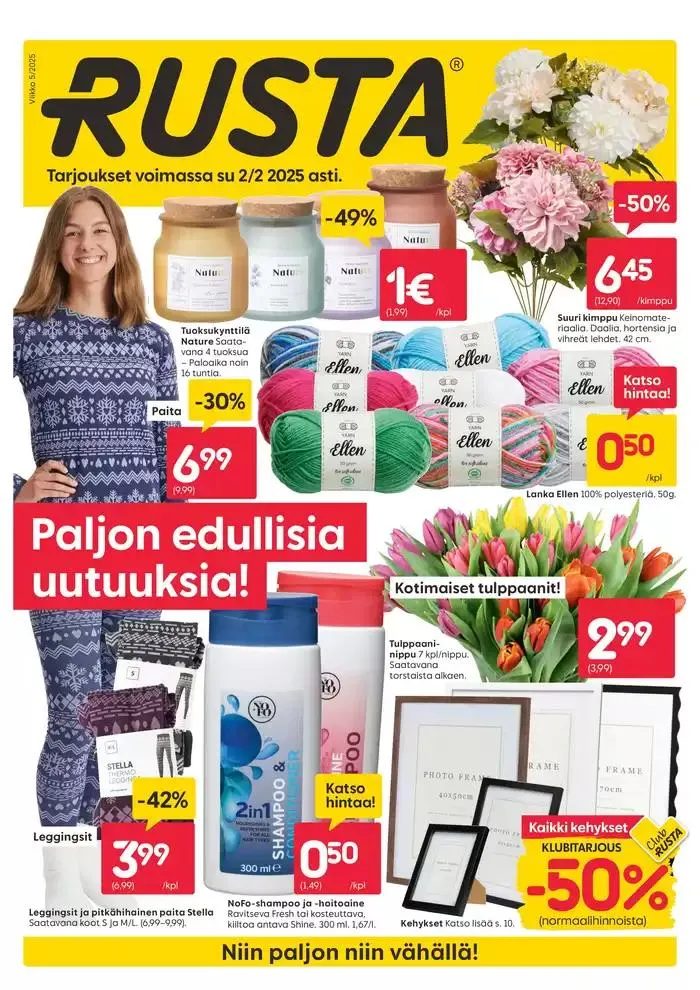 Rusta tarjoukset - 1