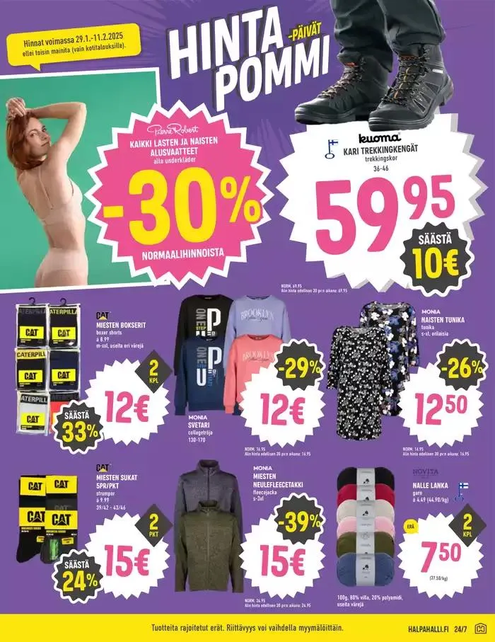HalpaHalli tarjoukset voimassa alkaen 28. tammikuuta - 11. helmikuuta 2025 - Tarjouslehti sivu 11