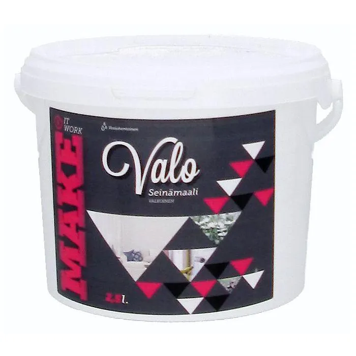 Seinämaali valkoinen 2,5 l