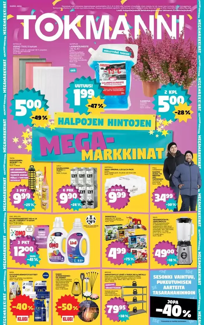 Tarjoussanomat voimassa alkaen 30. syyskuuta - 14. lokakuuta 2024 - Tarjouslehti sivu 1