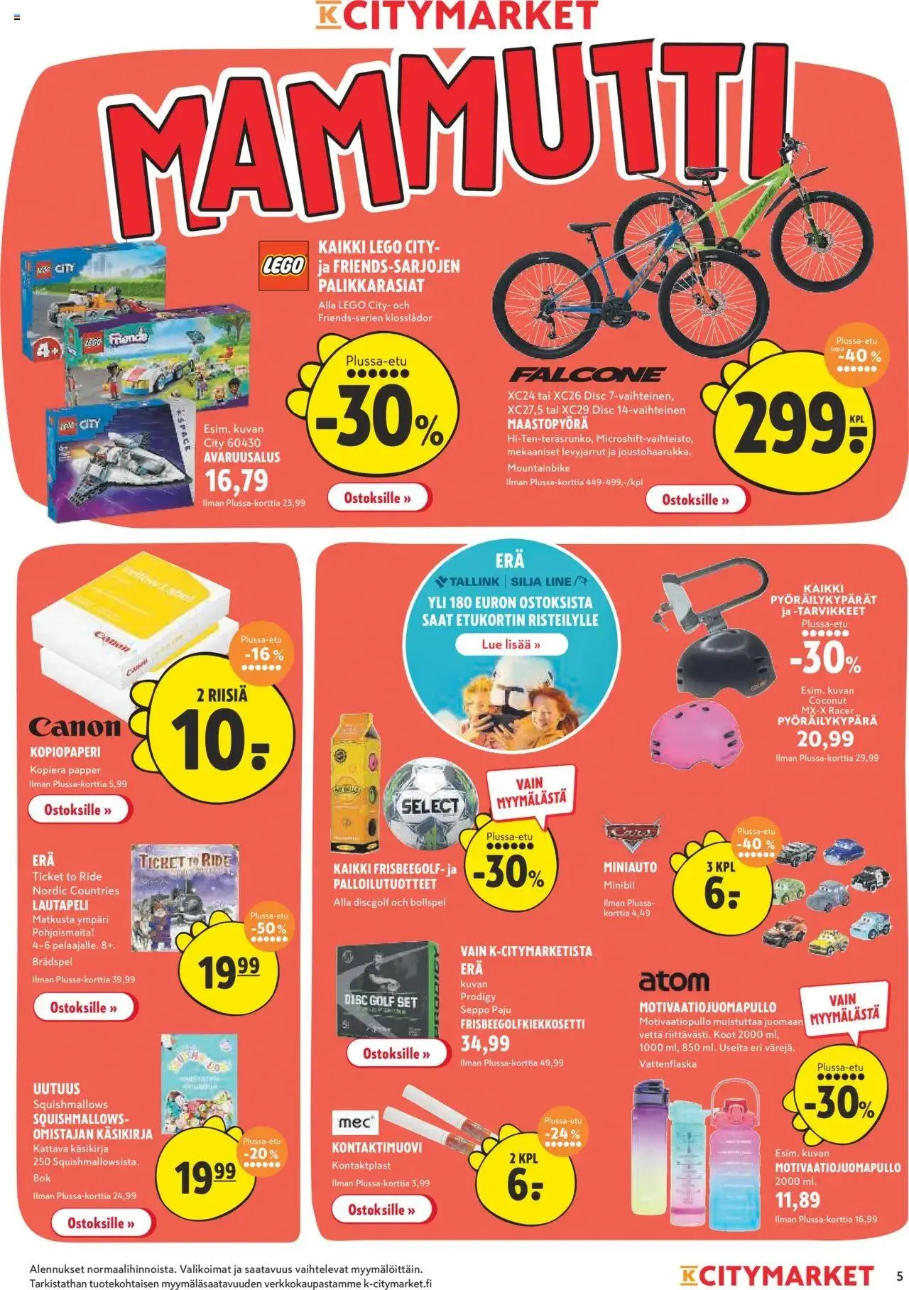 K-Citymarket tarjoukset voimassa alkaen 1. elokuuta - 11. elokuuta 2024 - Tarjouslehti sivu 5