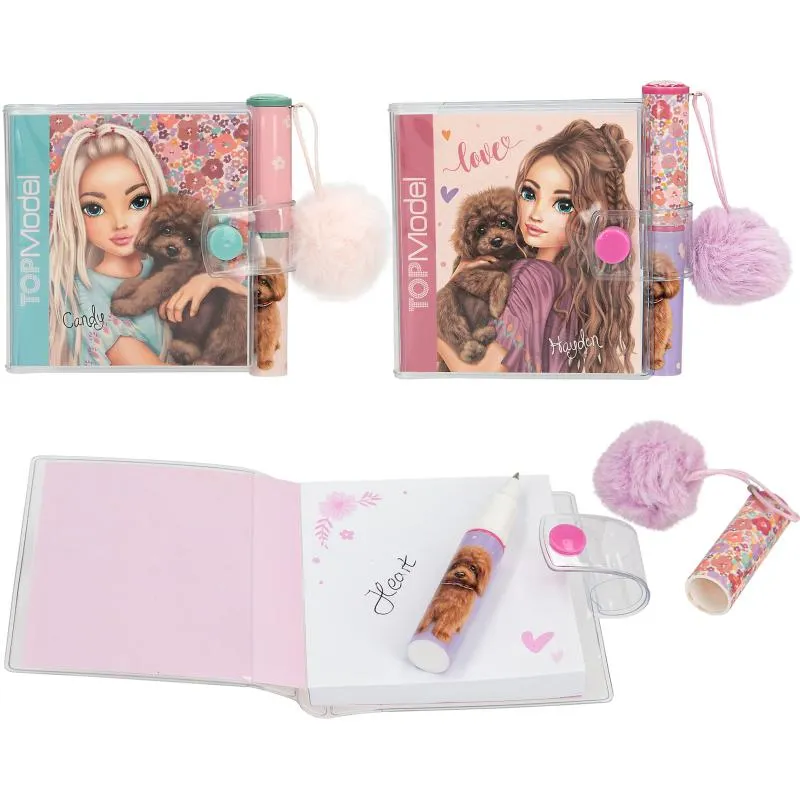 Minimuistivihko ja kuulakärkikynä TOPModel