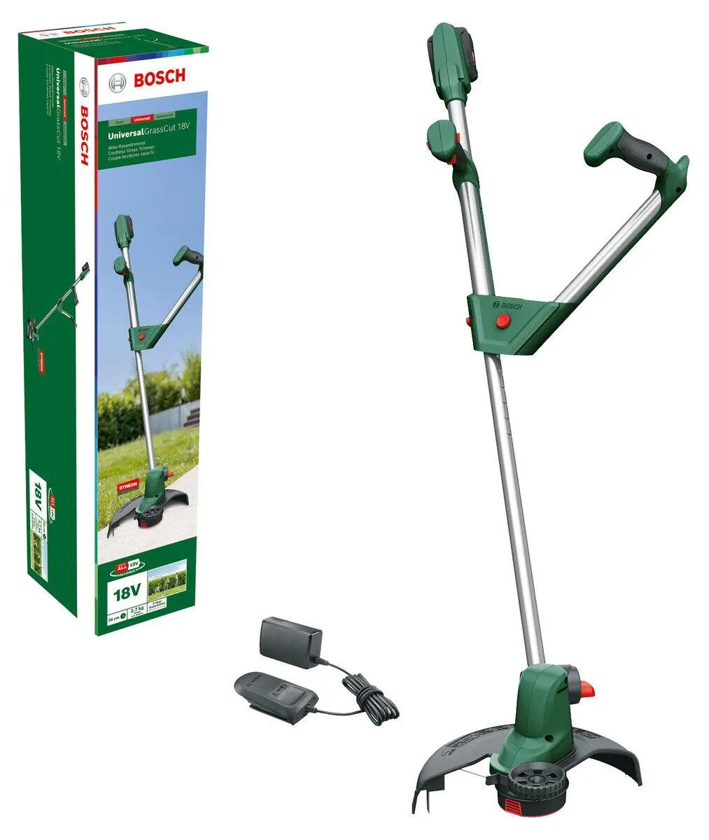 Bosch Ruohotrimmeri UniversalGrassCut 18V-26, akkukäyttöinen