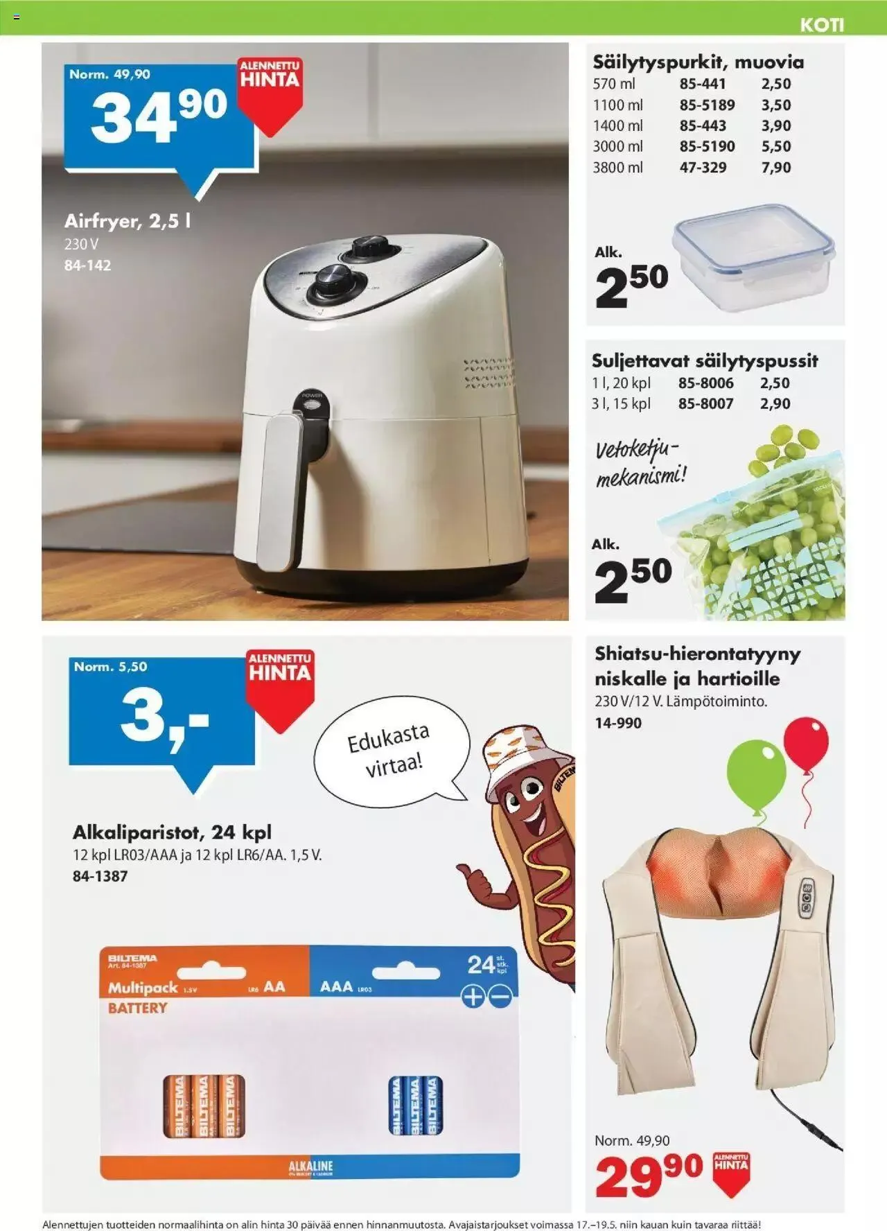 Biltema - Biltema Hyvinkään avajaisesite voimassa alkaen 17. toukokuuta - 19. toukokuuta 2024 - Tarjouslehti sivu 5