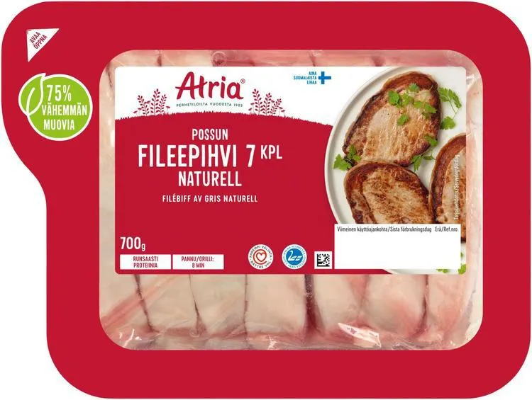 Atria Possun Fileepihvi Naturell 700g