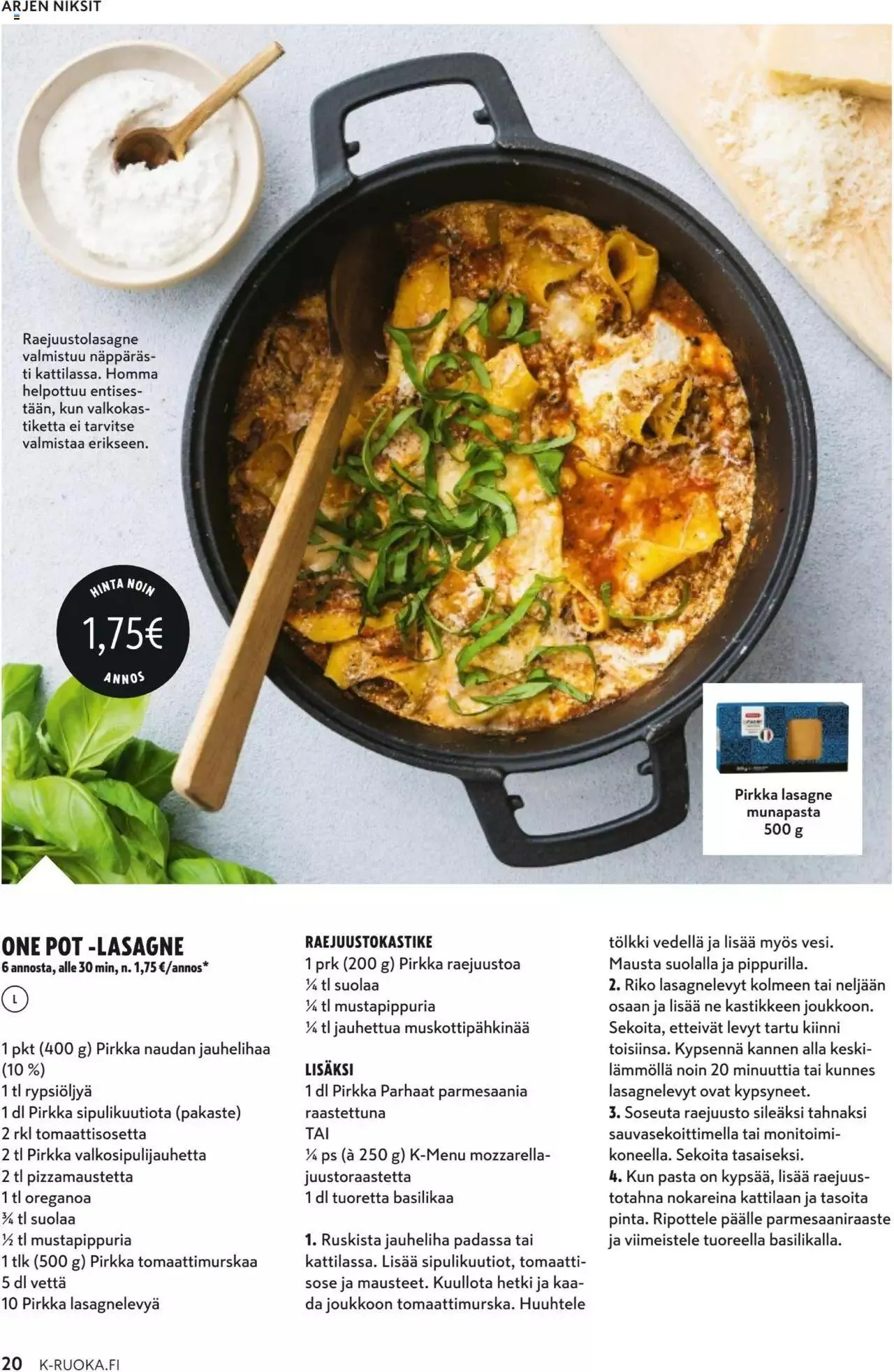 K-Market tarjoukset K-Ruoka 9/2023 voimassa alkaen 30. elokuuta - 3. lokakuuta 2023 - Tarjouslehti sivu 20