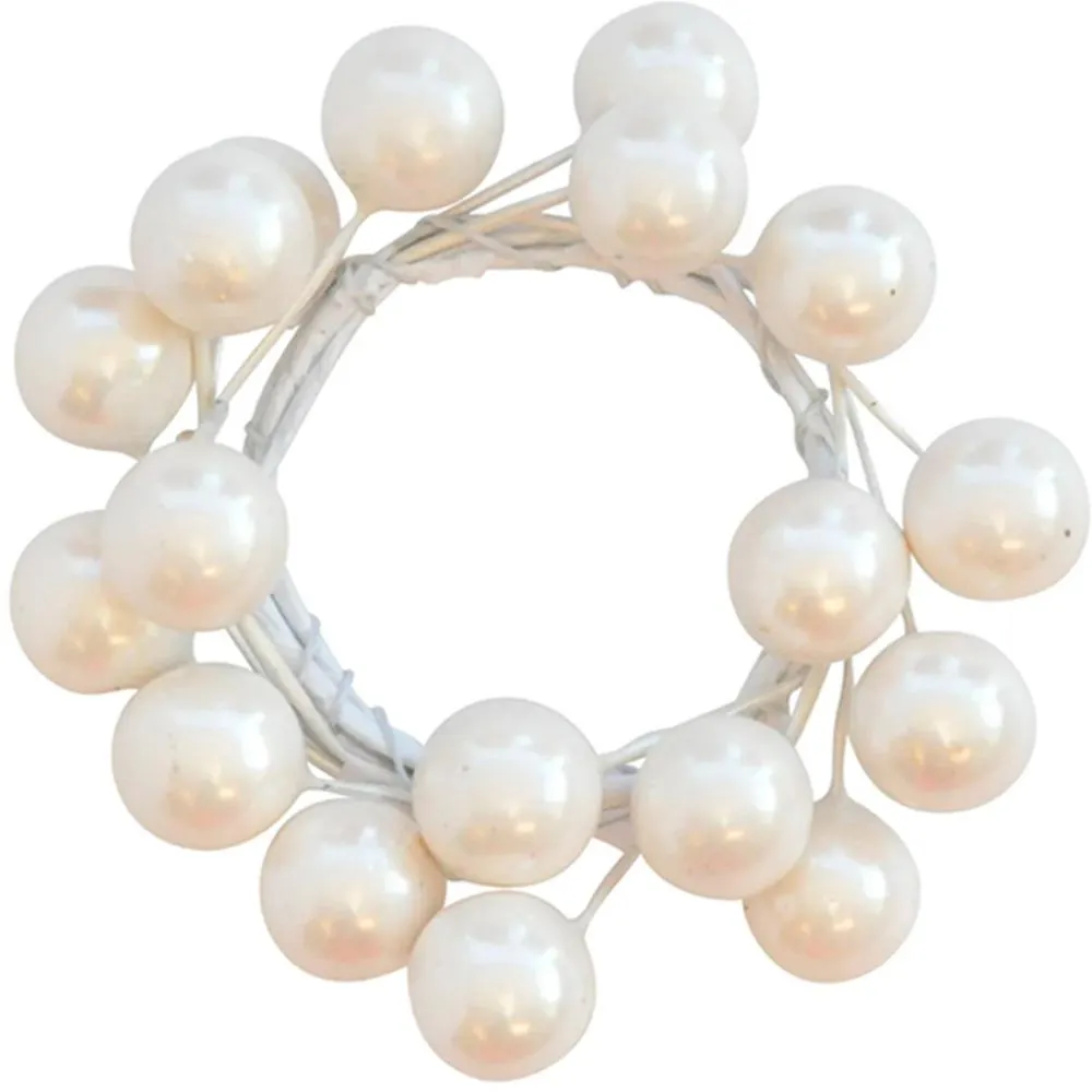 HELMIMANSETTI 4CM VALKOINEN