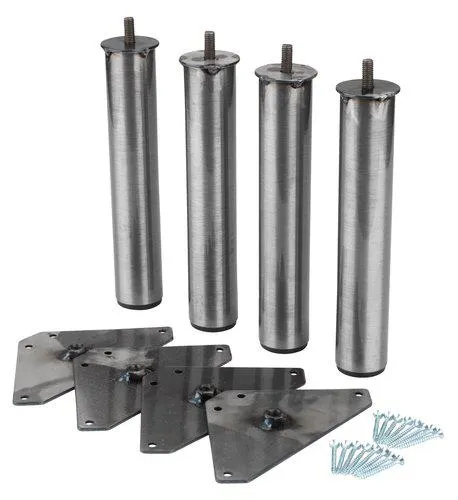 Sängynjalat Ø3,5xK20cm teräs 4 kpl/pkt