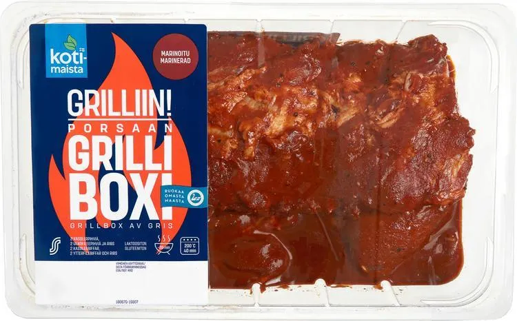 Kotimaista porsaan grilliboxi n. 1,1 kg