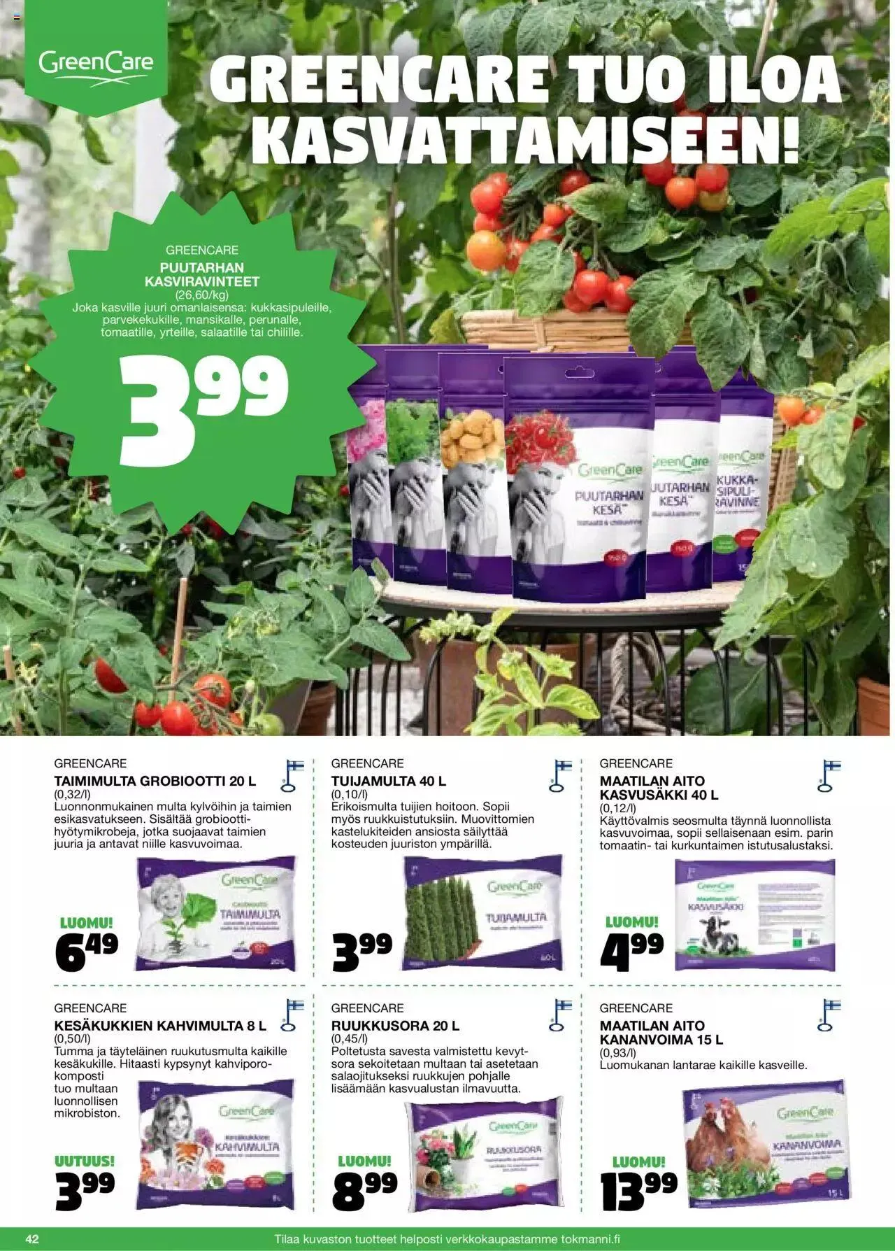 Tokmanni - Kesä 2024 voimassa alkaen 1. huhtikuuta - 31. joulukuuta 2024 - Tarjouslehti sivu 42