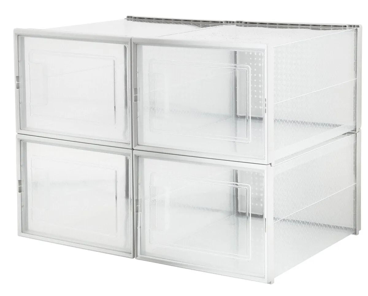 Pinottava kenkälaatikko, jossa luukku, 4 kpl