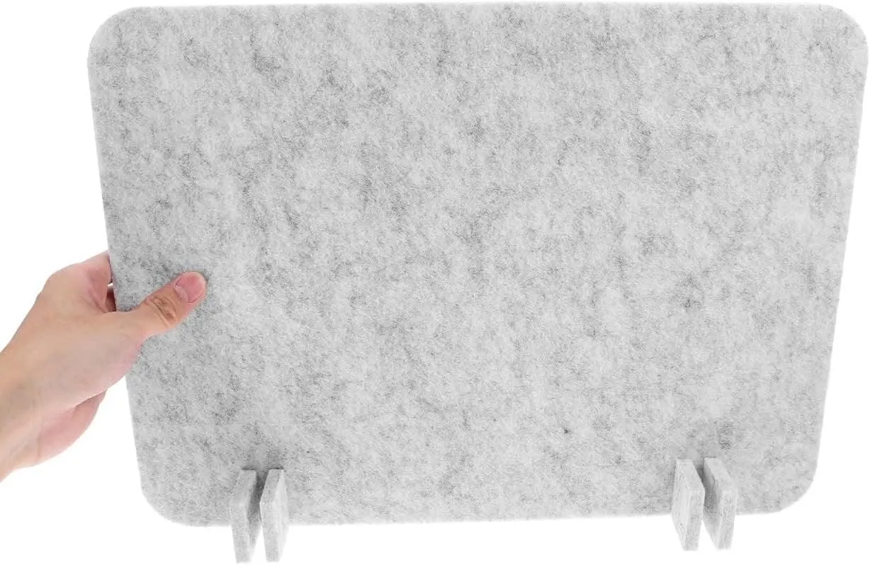 Stobok akustinen vapaasti seisova työpöydän jakaja, huopa, melua vaimentava työpöydän yksityisyyspaneeli seisomapöydille, äänieristetyt väliseinät