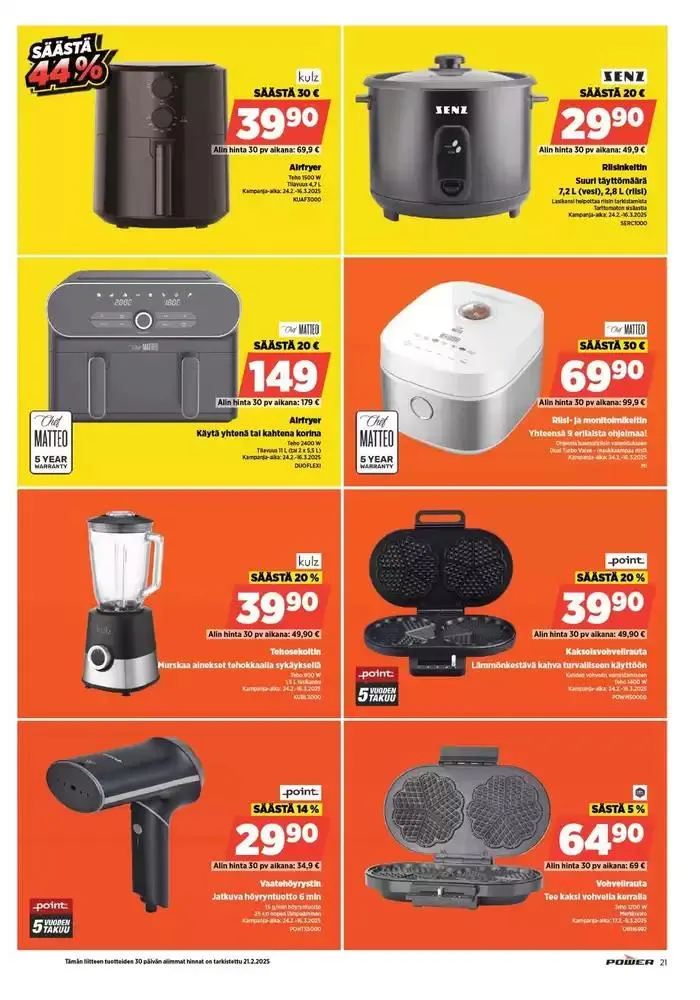 Power tarjoukset voimassa alkaen 24. helmikuuta - 20. huhtikuuta 2025 - Tarjouslehti sivu 23
