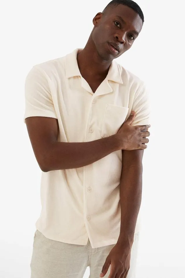 Tennisskjorte i frotté