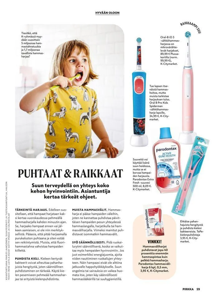 Pirkka 5/2024 voimassa alkaen 24. huhtikuuta - 31. toukokuuta 2024 - Tarjouslehti sivu 62