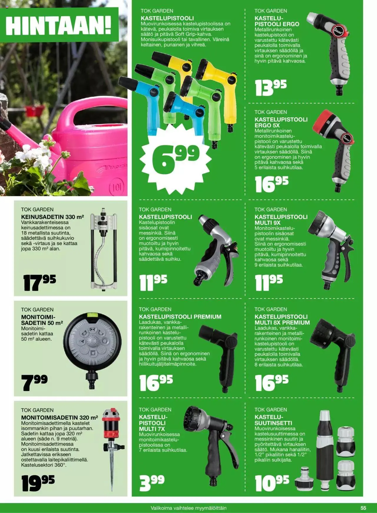 Tokmanni - Kesä 2023 voimassa alkaen 17. huhtikuuta - 31. joulukuuta 2023 - Tarjouslehti sivu 55