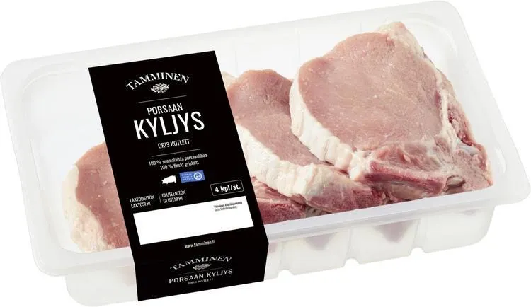 Tamminen porsaan kyljys n600g