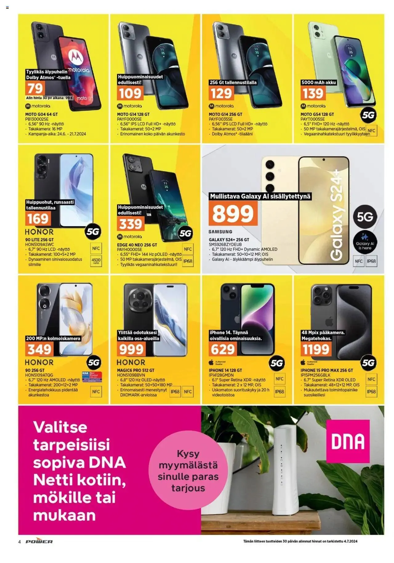 Power tarjoukset voimassa alkaen 15. heinäkuuta - 21. heinäkuuta 2024 - Tarjouslehti sivu 4