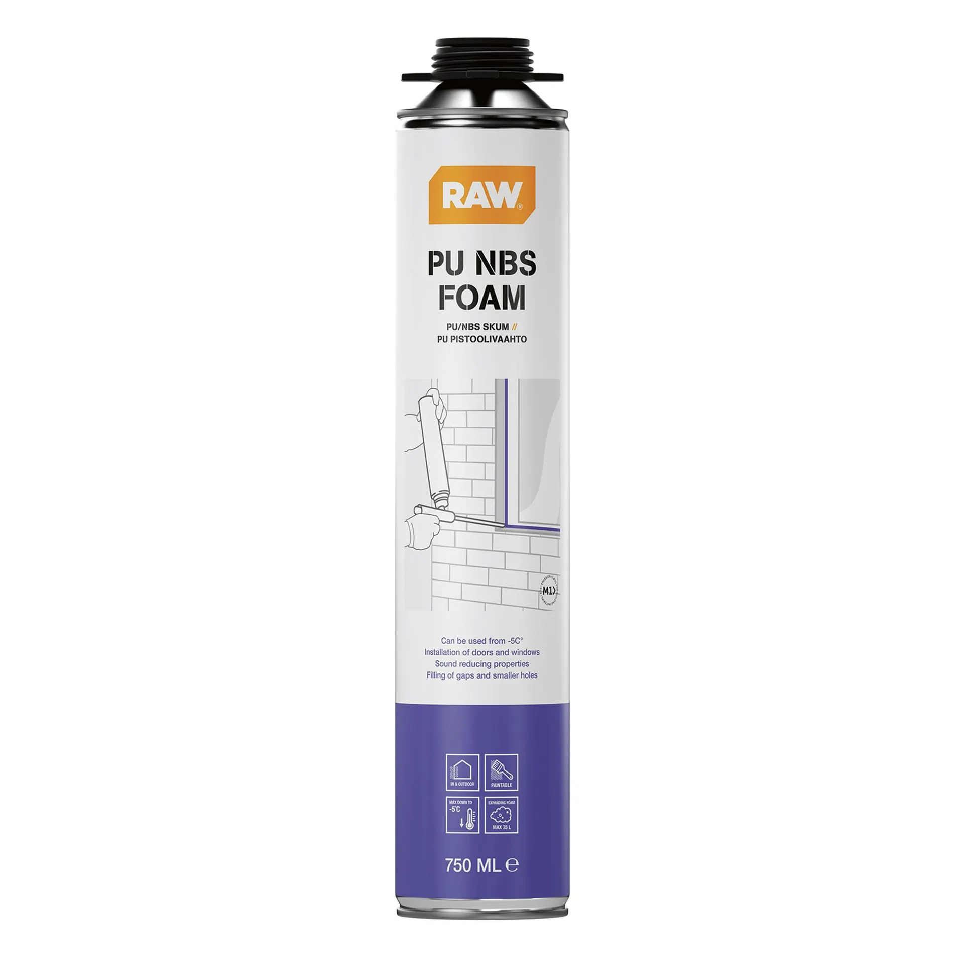 Saumavaahto RAW talvi / kesä 750 ml pistooli