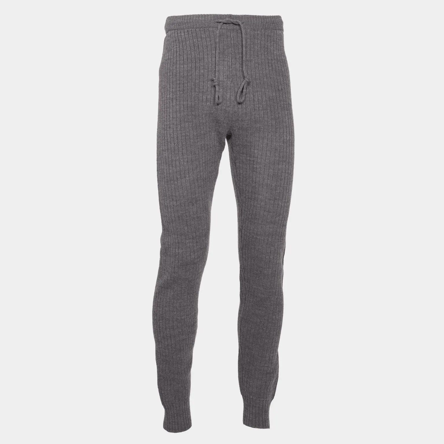 Lappland Knitted Pants, miesten villahousut - Harmaa