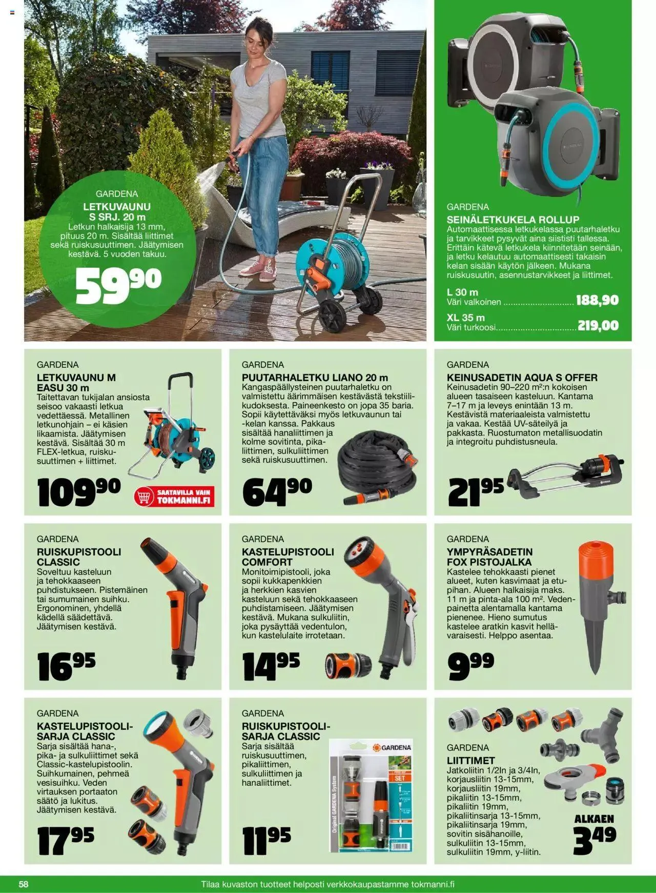 Tokmanni - Kesä 2023 voimassa alkaen 17. huhtikuuta - 31. joulukuuta 2023 - Tarjouslehti sivu 58