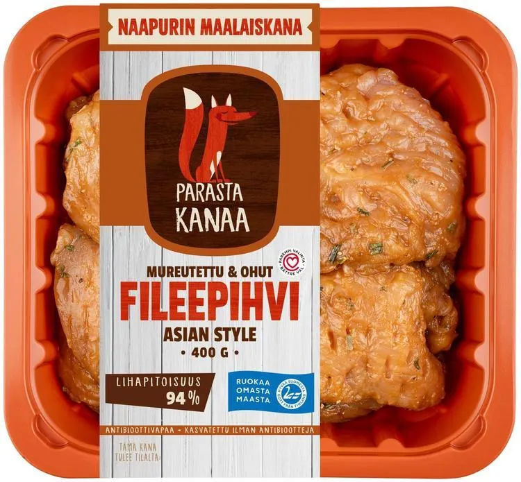 Naapurin Maalaiskanan mureutettu ohutfilee, Asian style 400g