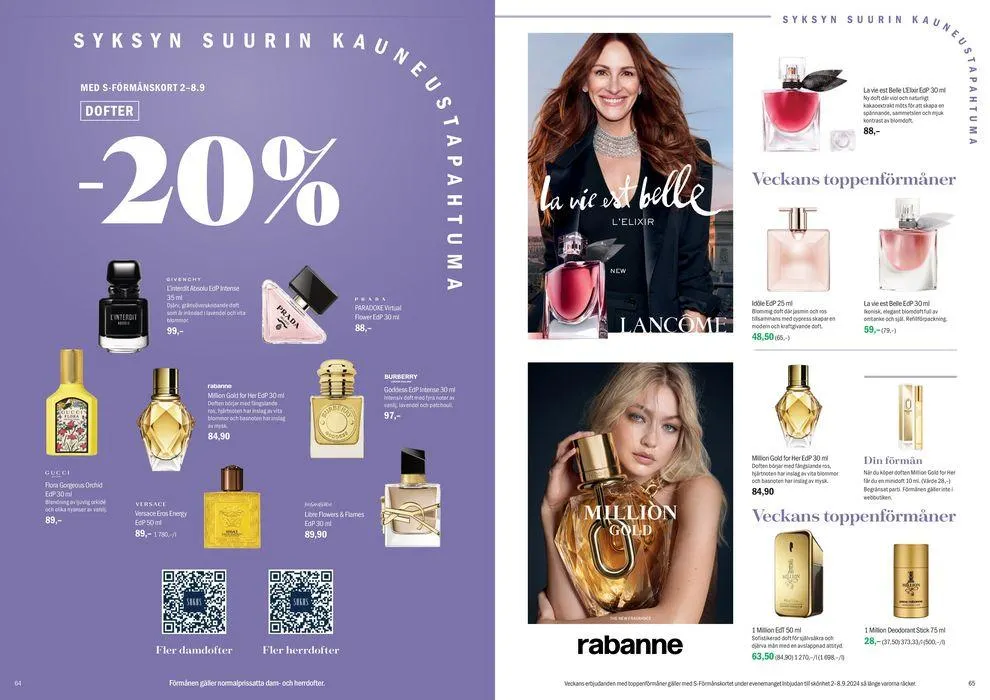 Sokos kuvasto ruotsi syyskuu 2024 voimassa alkaen 29. elokuuta - 12. syyskuuta 2024 - Tarjouslehti sivu 33