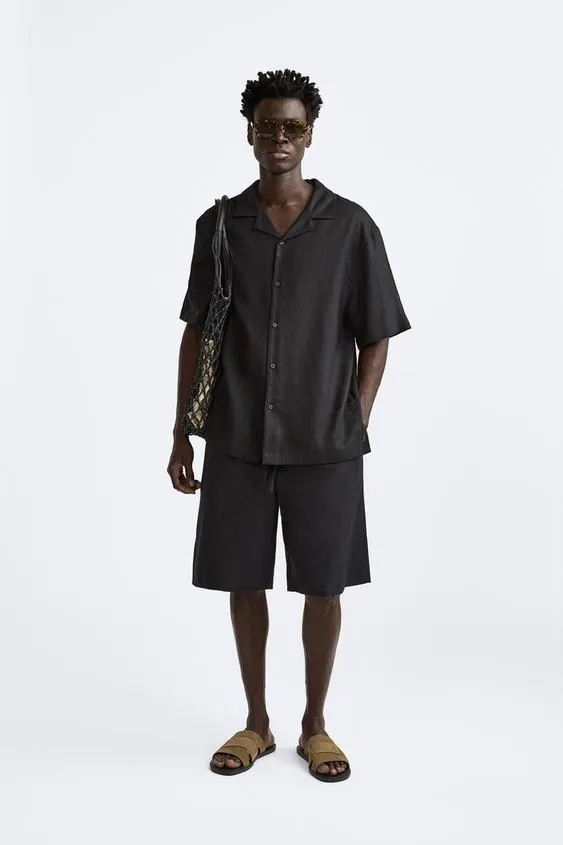 WOVEN SPLIT LEATHER SLIDERS